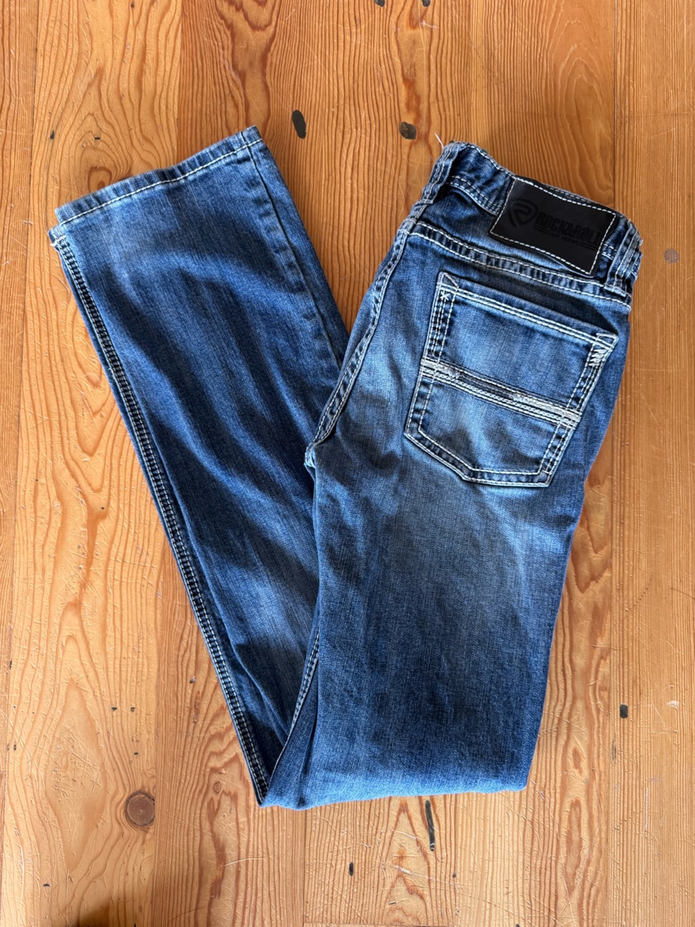 Men’s Rock and Roll Revolver Straight Jeans